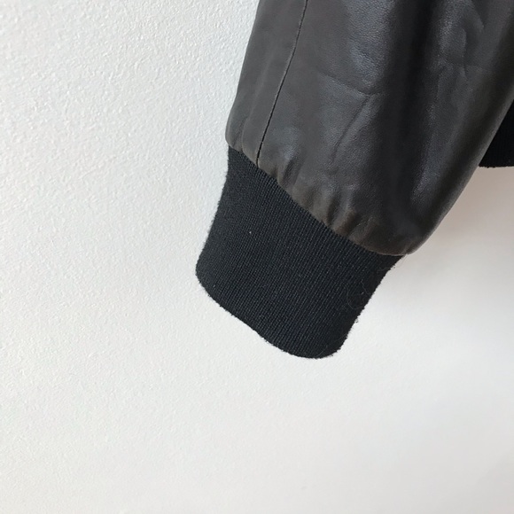 Surface to Air leather and cashmere blend bomber - Picture 7 of 12